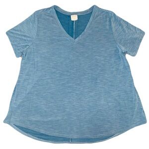 Mod Ref Blue V-Neck Short Sleeve Tee